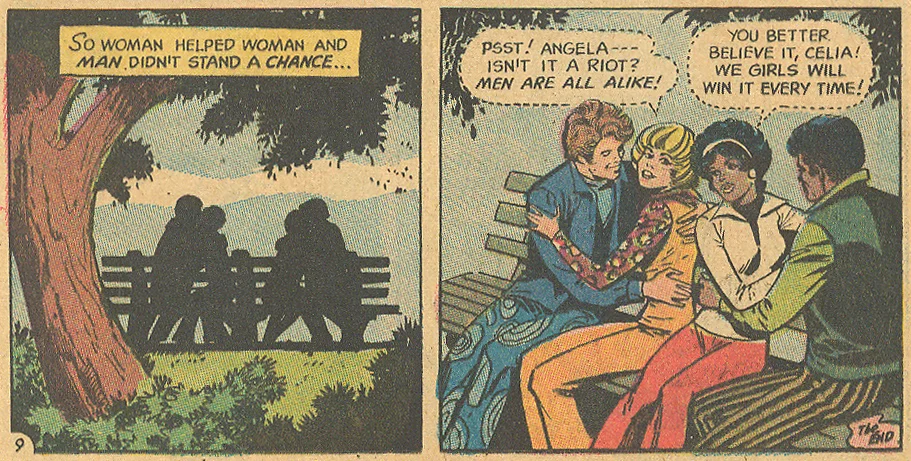 Interracial friendship romance comic books 1970s DC Comics