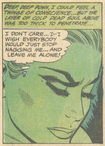 Suicide in romance comic books story dramatic
