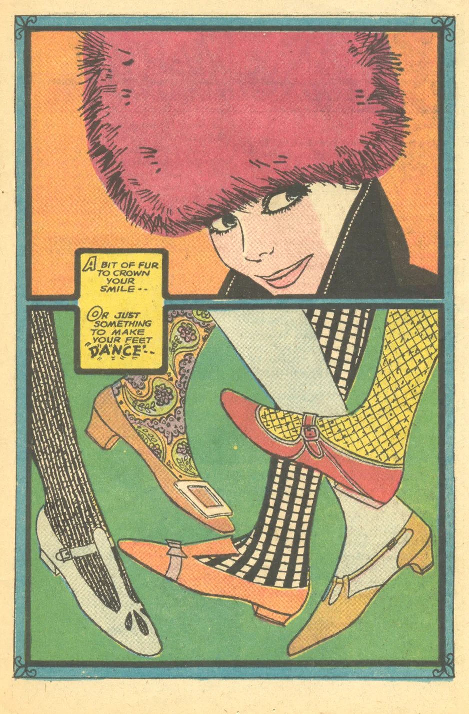 "Mad Mad Modes for Moderns" Secret Hearts #120 (June 1967) Illustrated by Tony Abruzzo