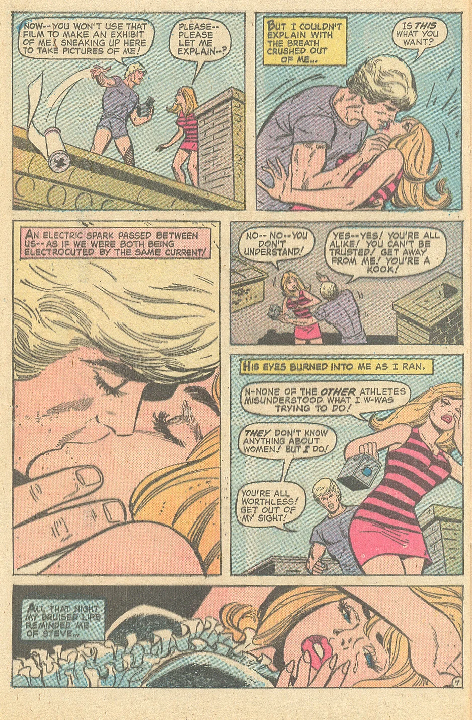 "Miss Peeping Tom!" Young Romance #193 (April/May 1973) Pencils: Art Saaf, Inks: Vince Colletta