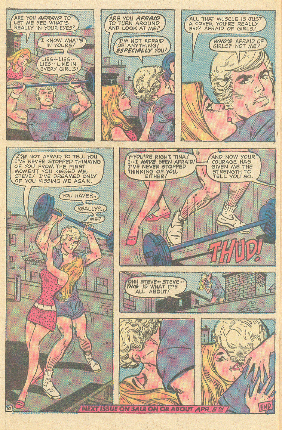 "Miss Peeping Tom!" Young Romance #193 (April/May 1973) Pencils: Art Saaf, Inks: Vince Colletta