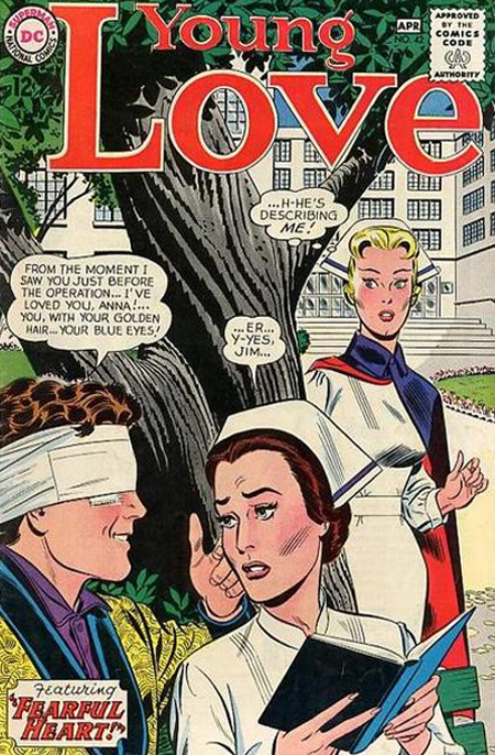 Young Love #42 (March/April 1964) Pencils and inks: John Romita (Cover from the Grand Comics Database)