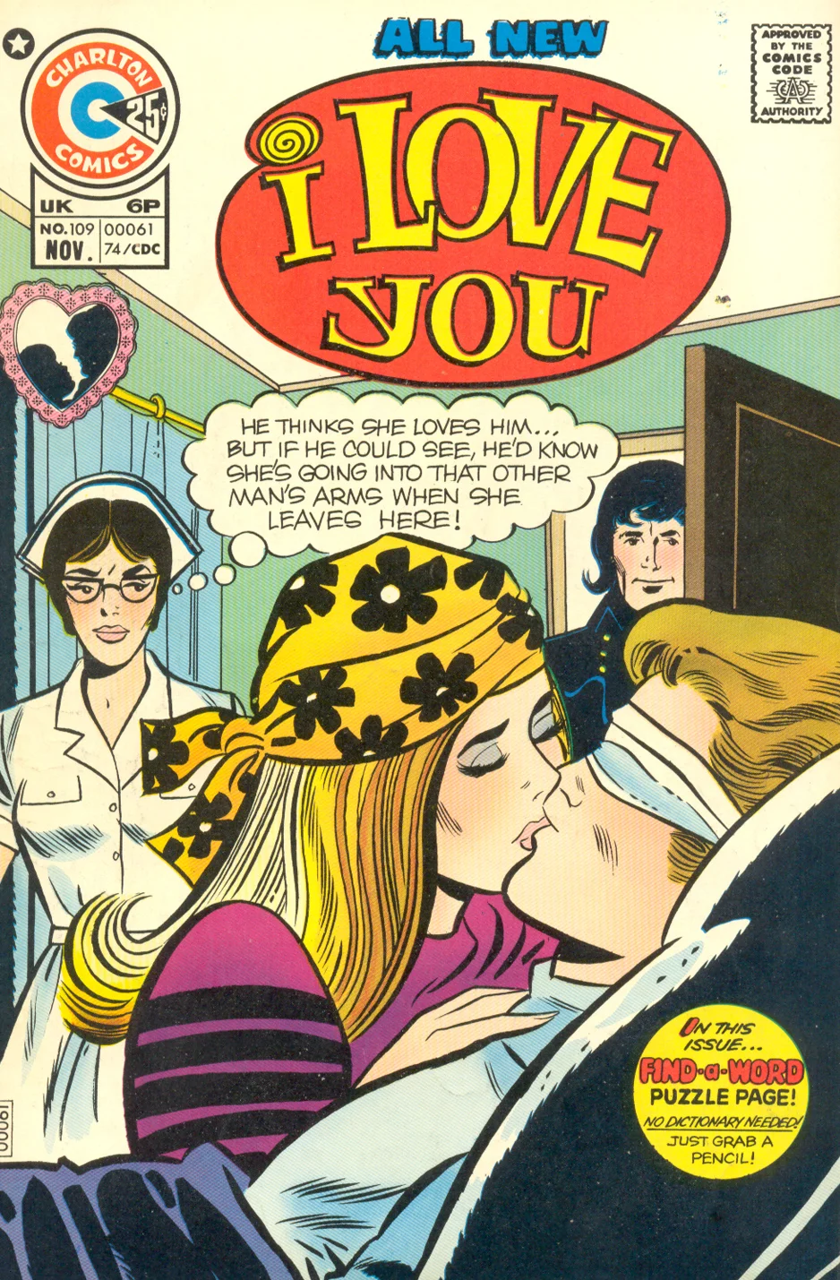 I Love You #109 (November 1974) Pencils and inks: Art Cappello