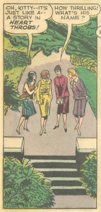 "No Kisses for Kitty!" Falling in Love #76 (July 1965) Pencils by Tony Abruzzo