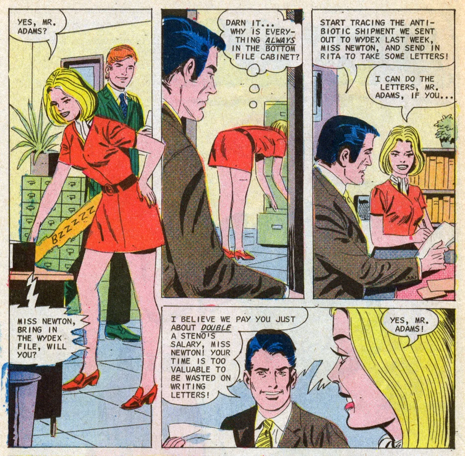 Romantic Story #115 (October 1971) penciled by Charles Nicholas and inked by Vincent Alascia