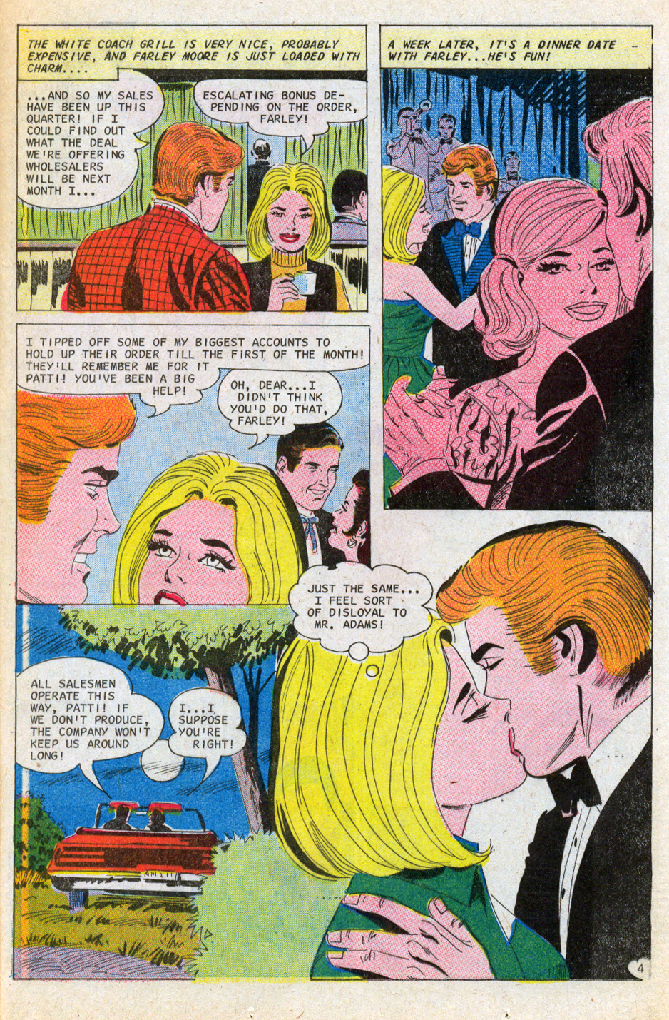 Romantic Story #115 (October 1971) penciled by Charles Nicholas and inked by Vincent Alascia