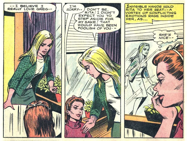 Reach for Happiness comic book romance soap opera DC Comics