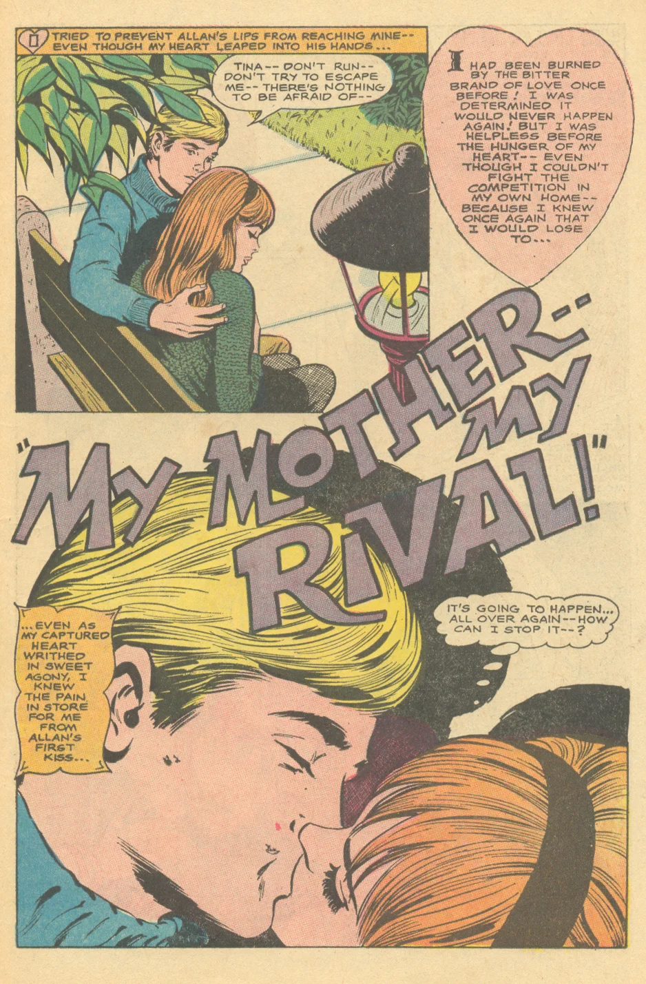 "My Mother... My Rival!" from Young Romance #157 (December 1968/January 1969)