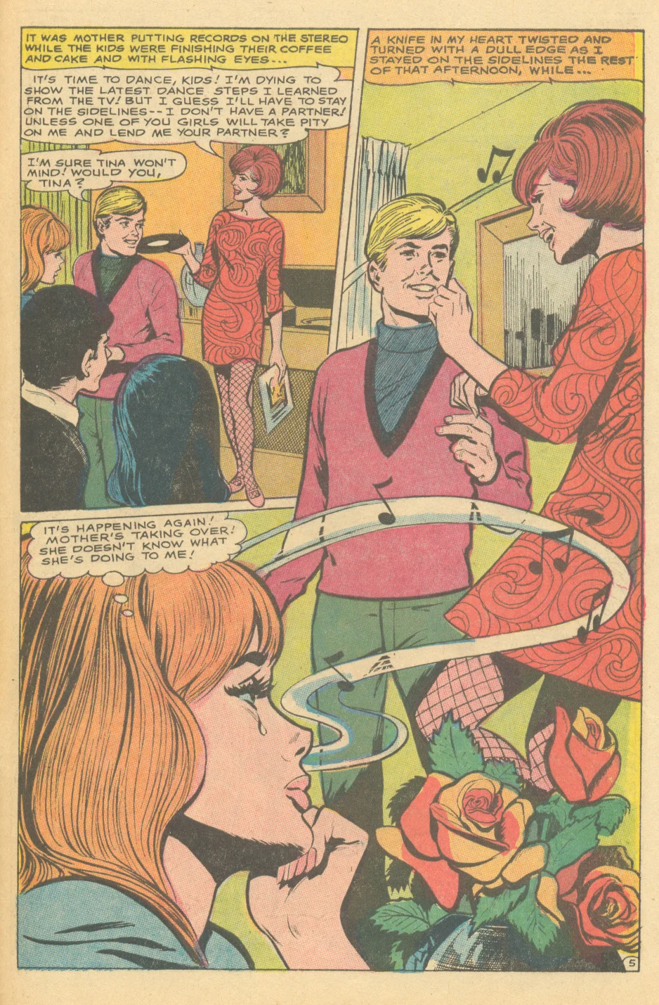 "My Mother... My Rival!" from Young Romance #157 (December 1968/January 1969)