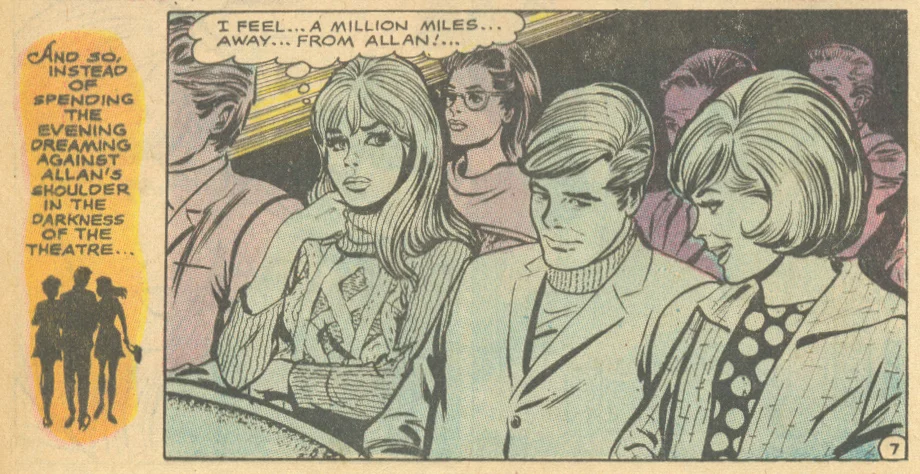 "My Mother... My Rival!" from Young Romance #157 (December 1968/January 1969)