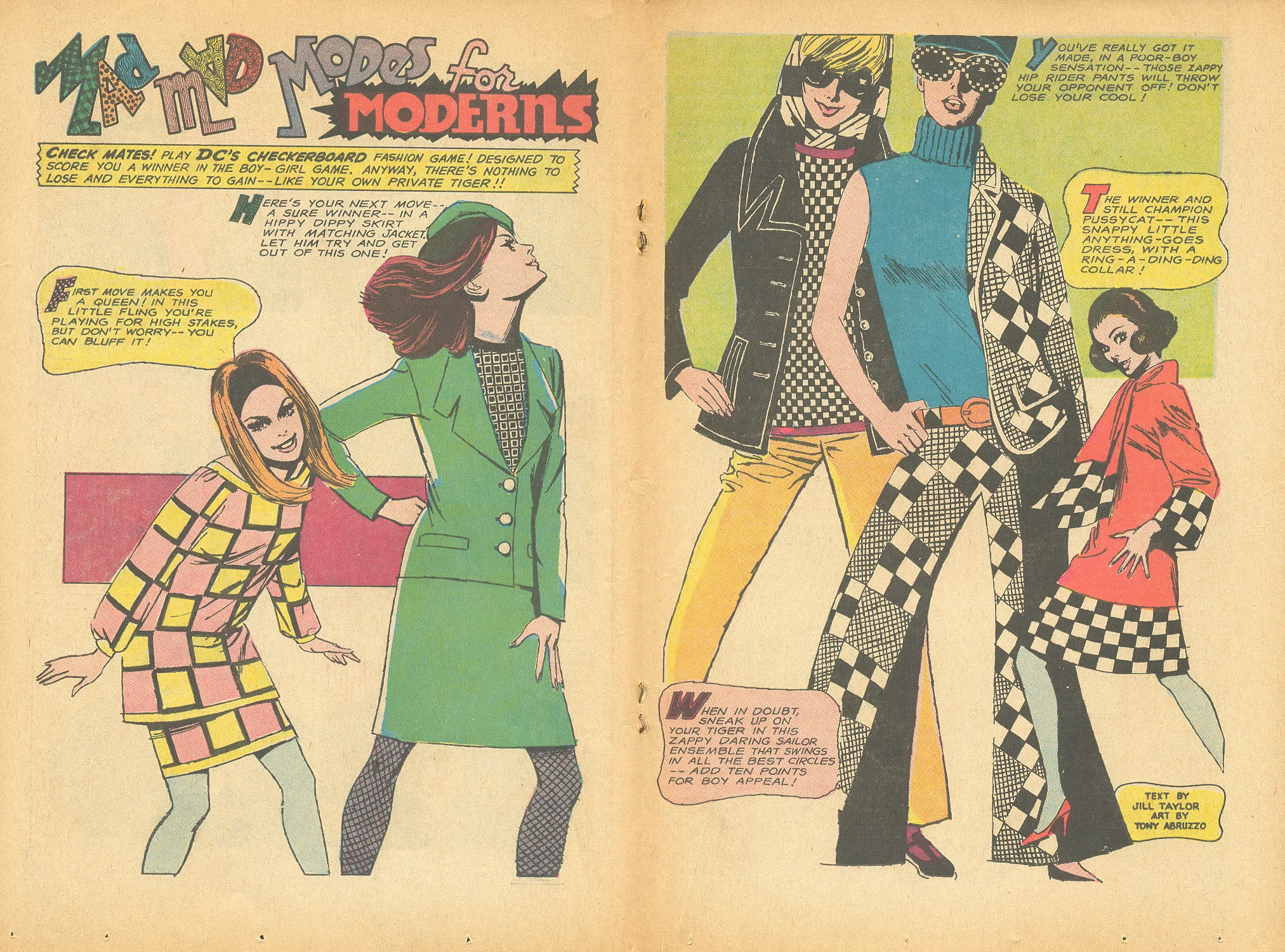 "Mad Mad Modes for Moderns" Falling in Love #88 (January 1967)