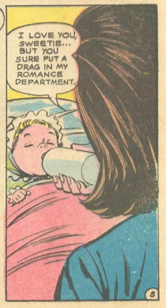 "Enter Marriage... Exit Romance!" from Young Romance #159 (April/May 1969) (with art that appears to be by Win Mortimer and Vince Colletta
