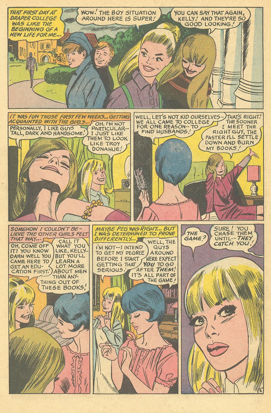 "Love Was a Lie!" (Cover and pencils by Jay Scott Pike) from Girls' Love Stories #129 (August 1967)