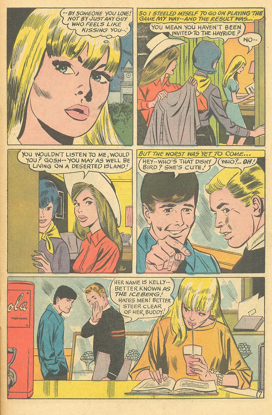 "Love Was a Lie!" (Cover and pencils by Jay Scott Pike) from Girls' Love Stories #129 (August 1967)