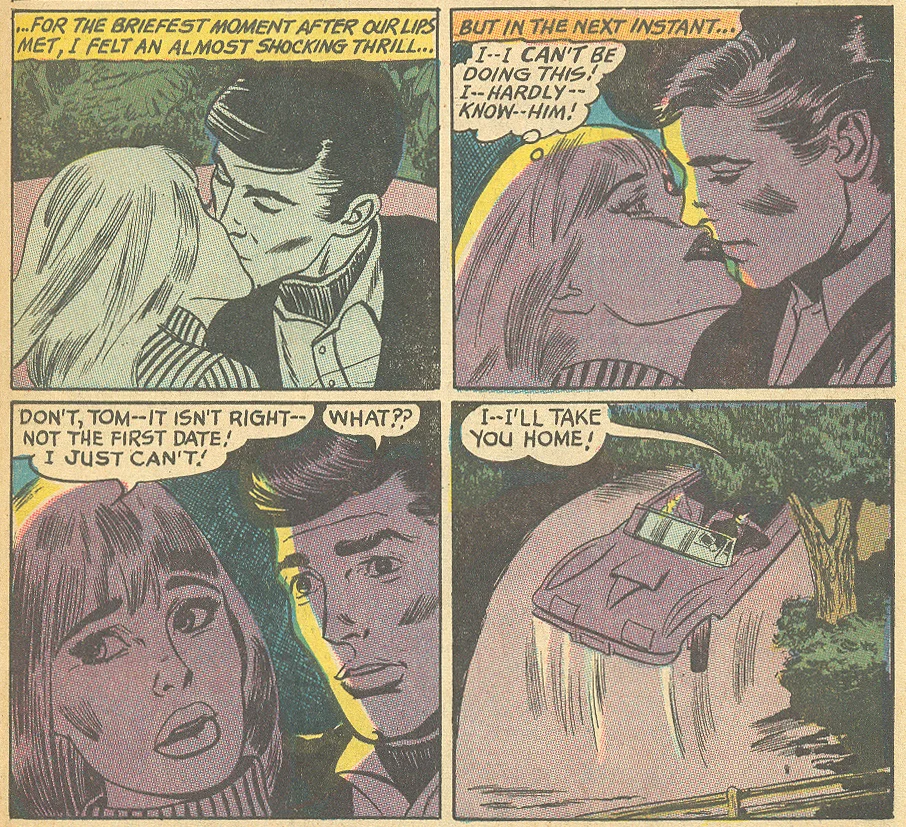 "Love Was a Lie!" (Cover and pencils by Jay Scott Pike) from Girls' Love Stories #129 (August 1967)