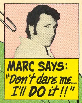 Marc on the Man's Side Romance Comics