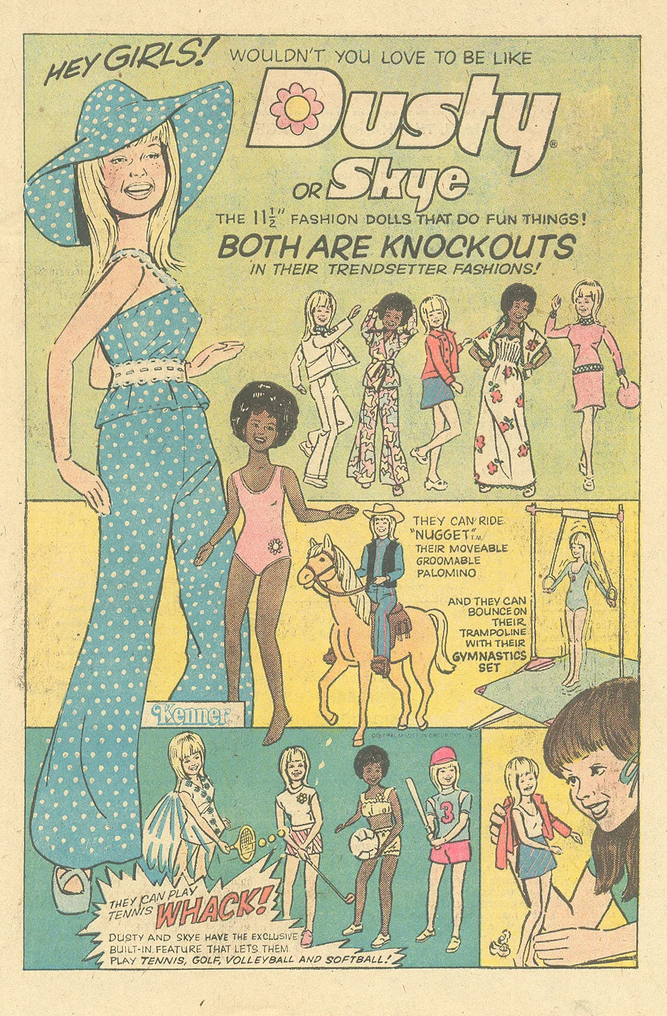 Dusty and Skye Ad from Young Love #120 (Winter 1976)