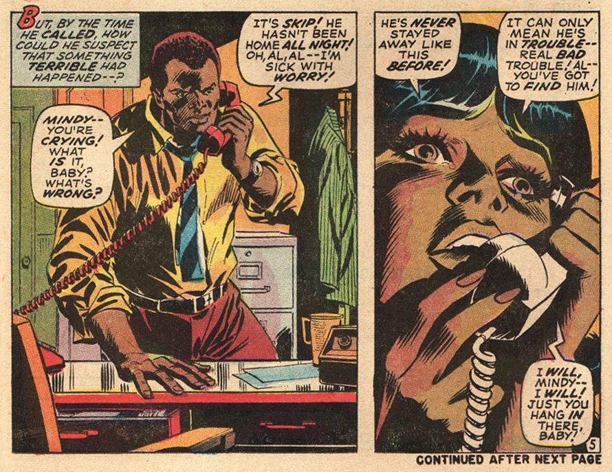 Marvel romance comic book story African American characters love story