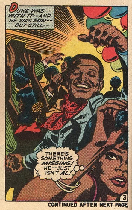Marvel romance comic book story African American characters love story