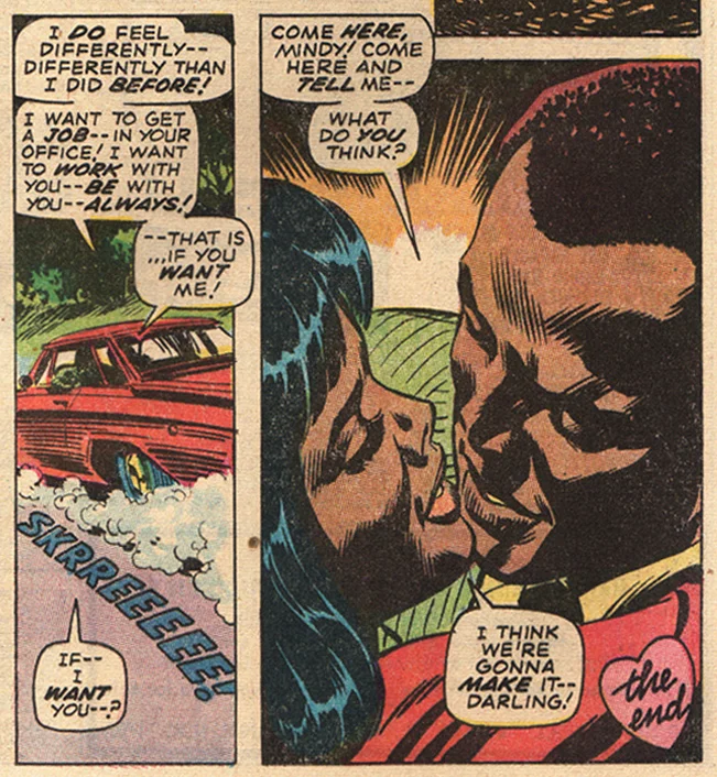 Marvel romance comic book story African American characters love story