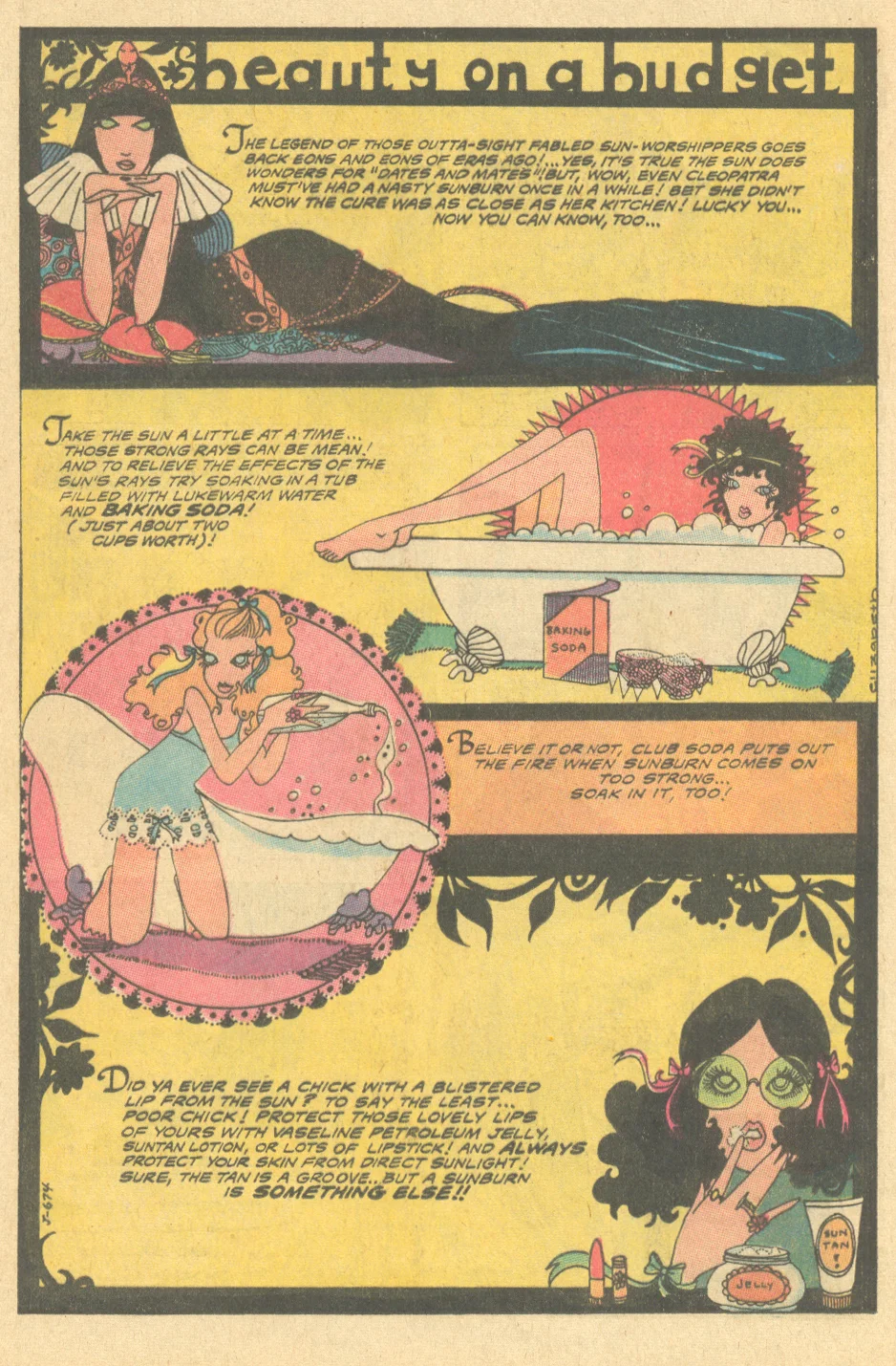 "Beauty on a Budget" Young Romance #166 (June/July 1970)