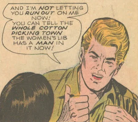 "Nobody Wants a Girl Auto Mechanic!" from Career Girl Romances #66 (December 1971)