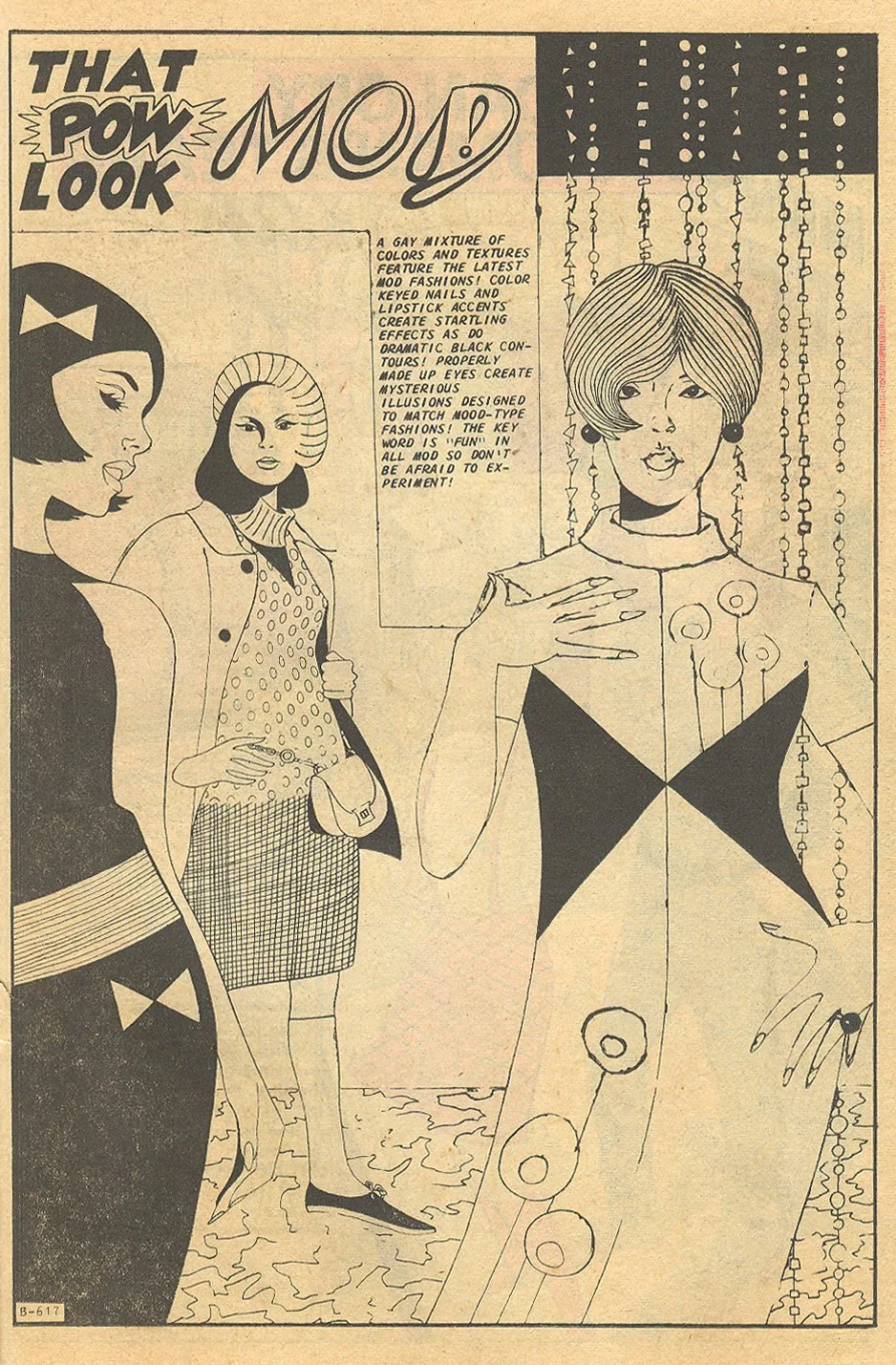 "That Pow Look -Mod!" Teen Confessions #48 (January 1968)