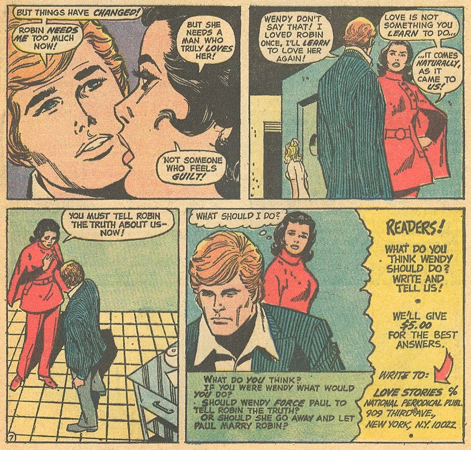 Love Stories romance comic book sequential crush