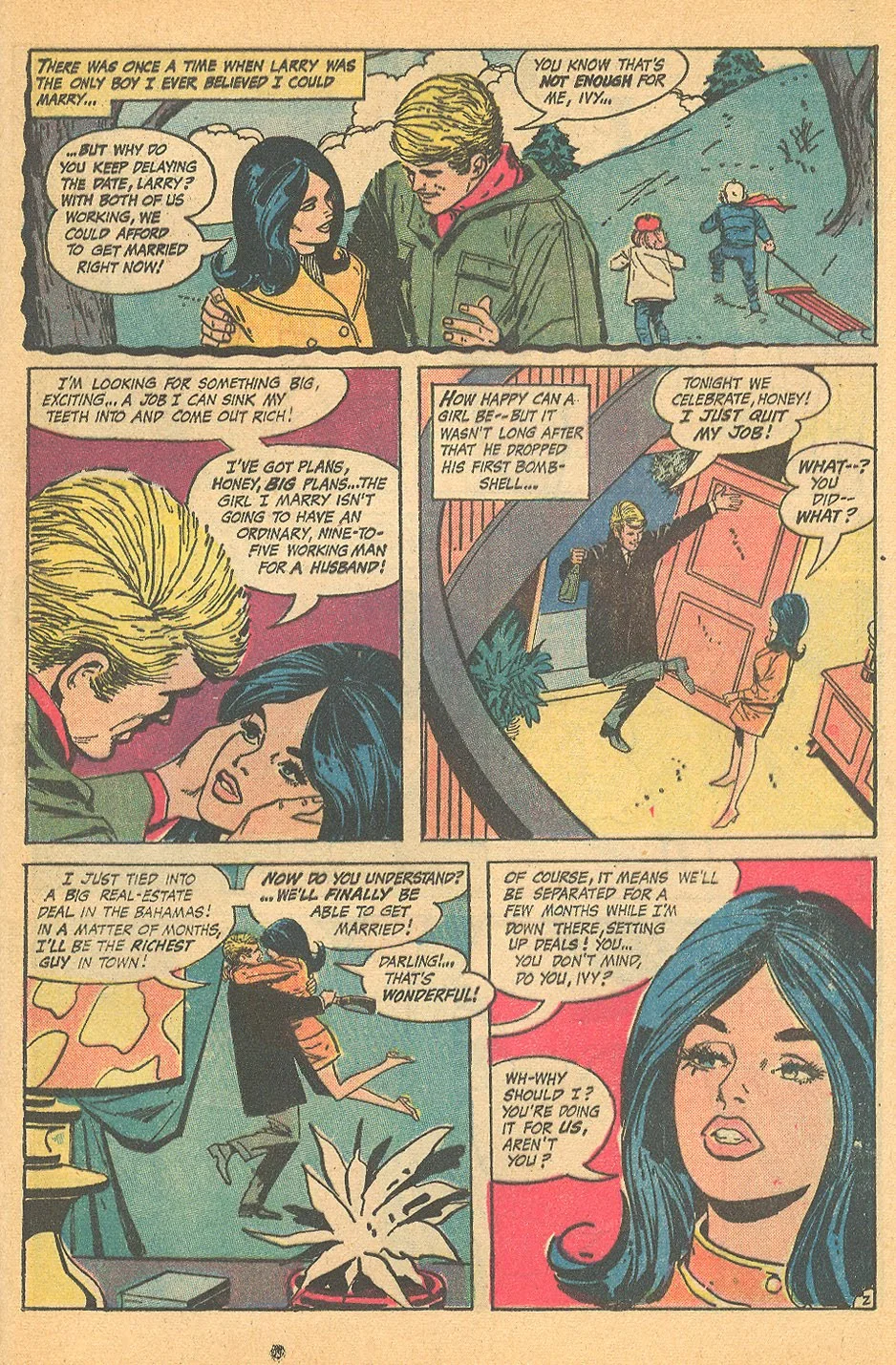 Love Stories romance comic book sequential crush