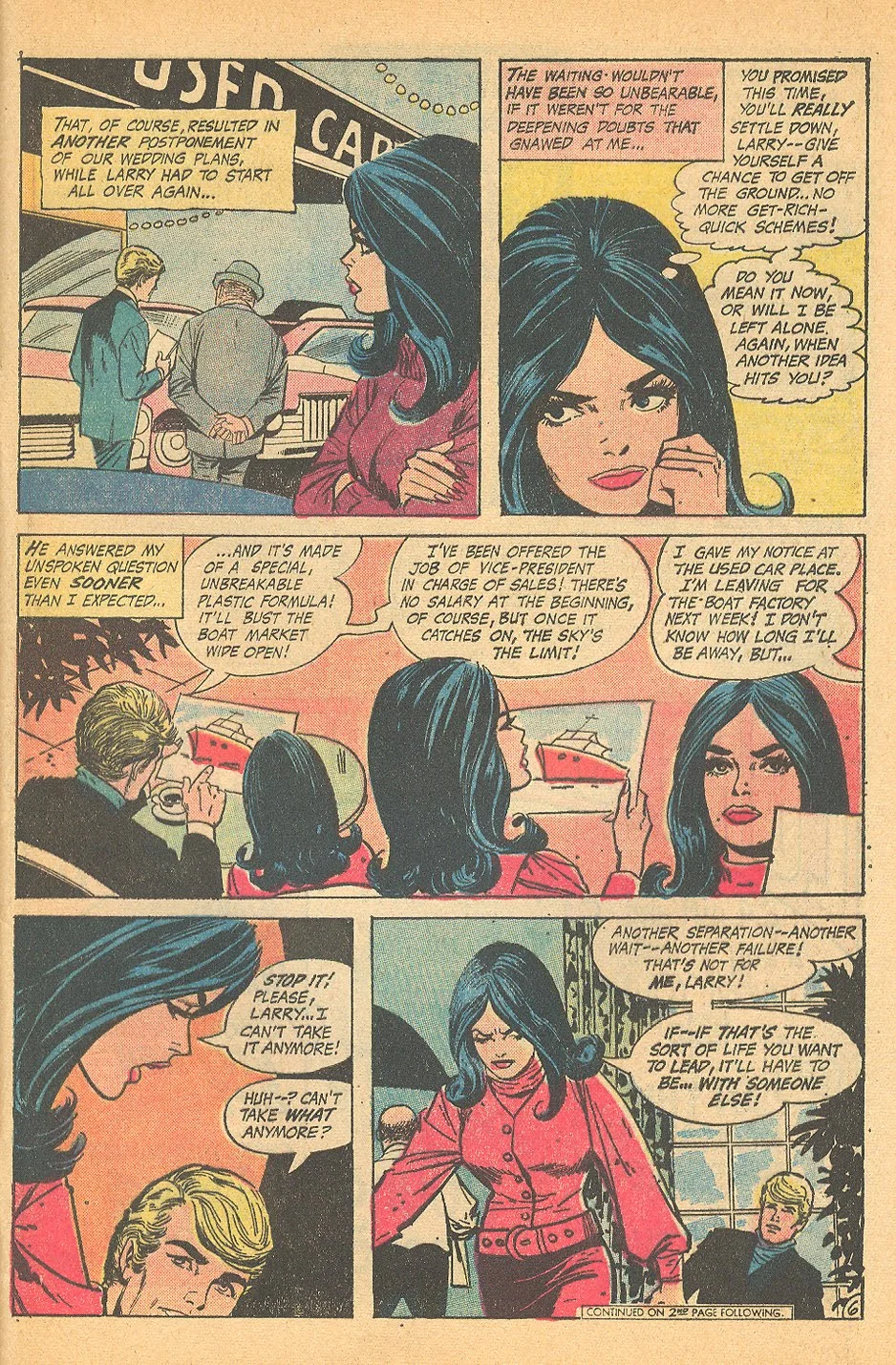 Love Stories romance comic book sequential crush