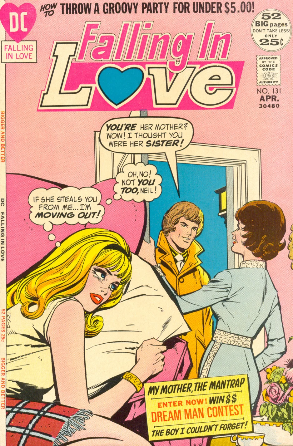 "My Mother, the Mantrap" from Falling in Love #131 (April 1972)