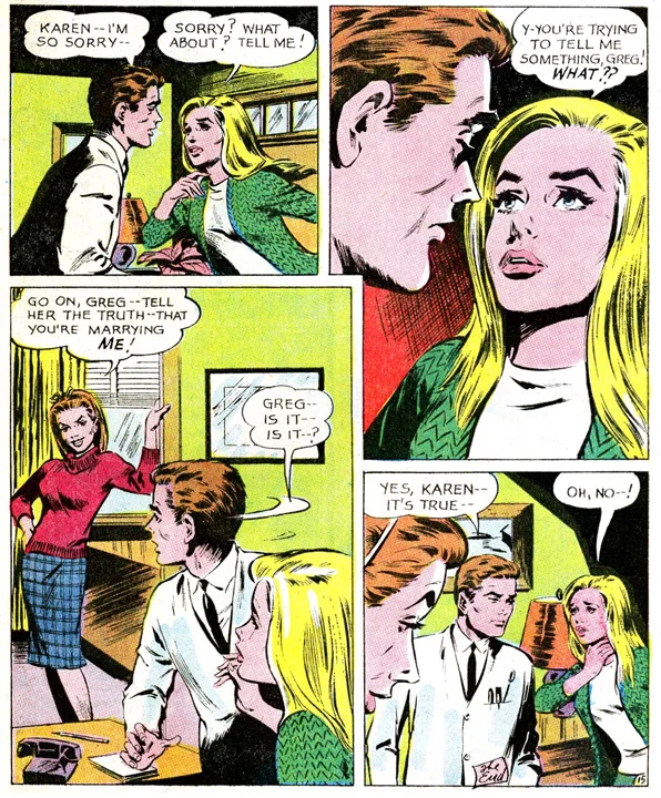 Secret Hearts Reach for Happiness Romance comic book serial soap opera