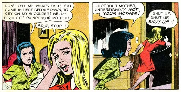 Secret Hearts Reach for Happiness Romance comic book serial soap opera