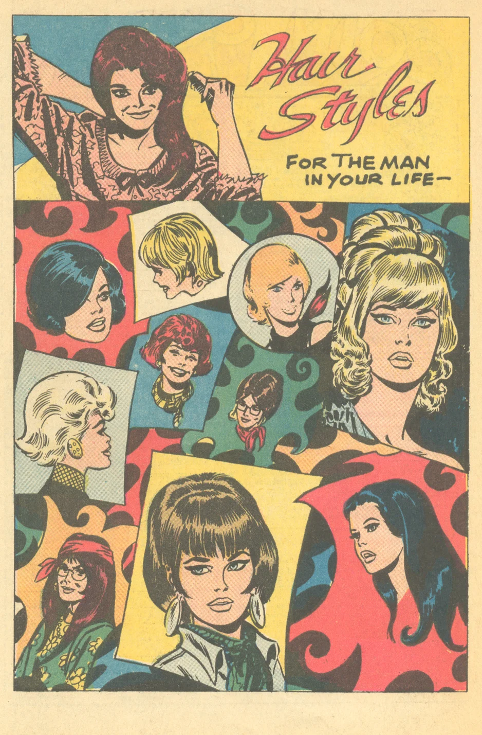 Marvel comic book fashion hairstyles women