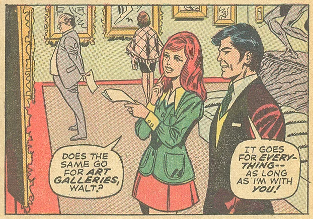 "How Can I Love a Member of the Establishment?" Our Love Story #20 (December 1972) Pencils: Don Heck, Inks: John Verpoorten