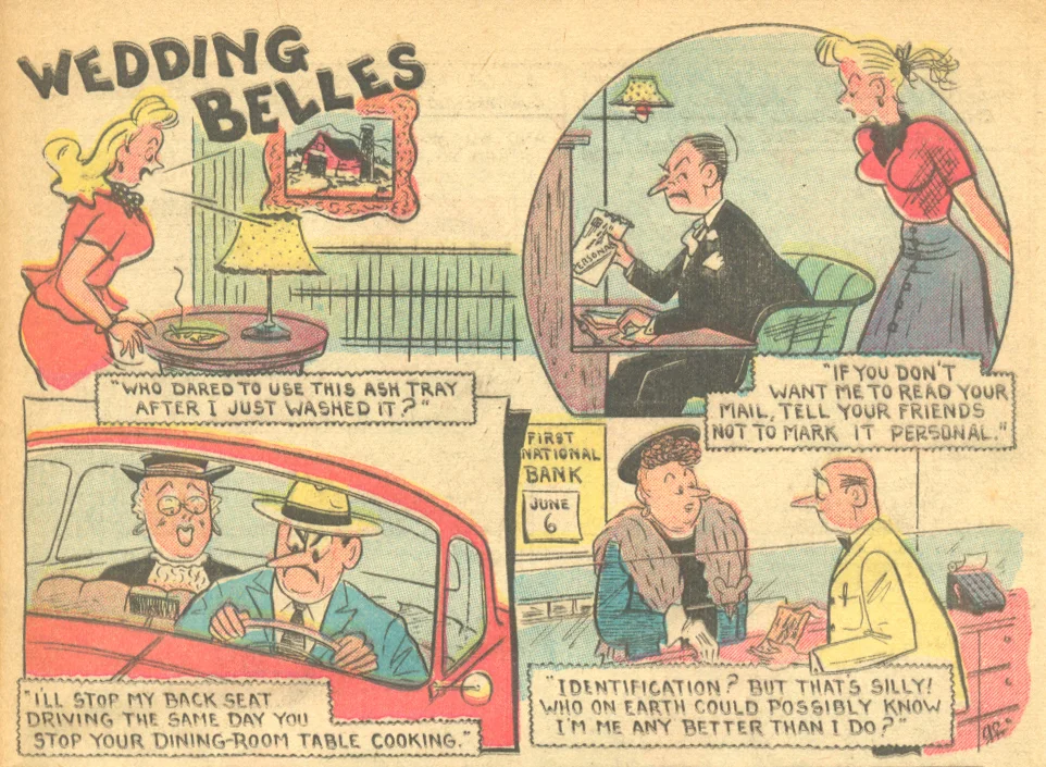 "Wedding Belles" Half page
