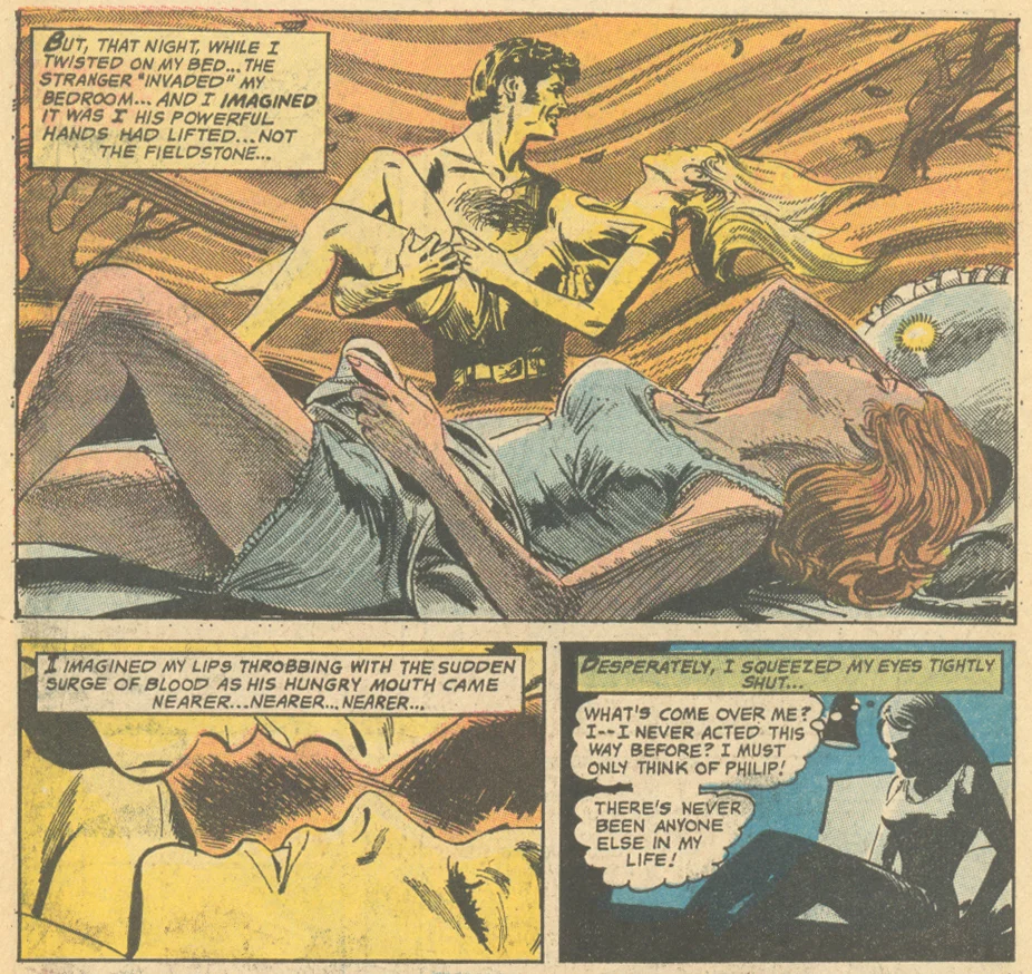 Romance comic books romance novels sexual