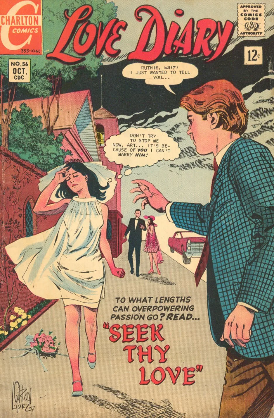 José Luis García-López romance comic book Charlton