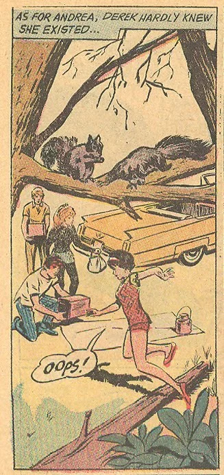 Beware! They are always watching! "Man-Stealer" Young Love #90 (December 1971)
