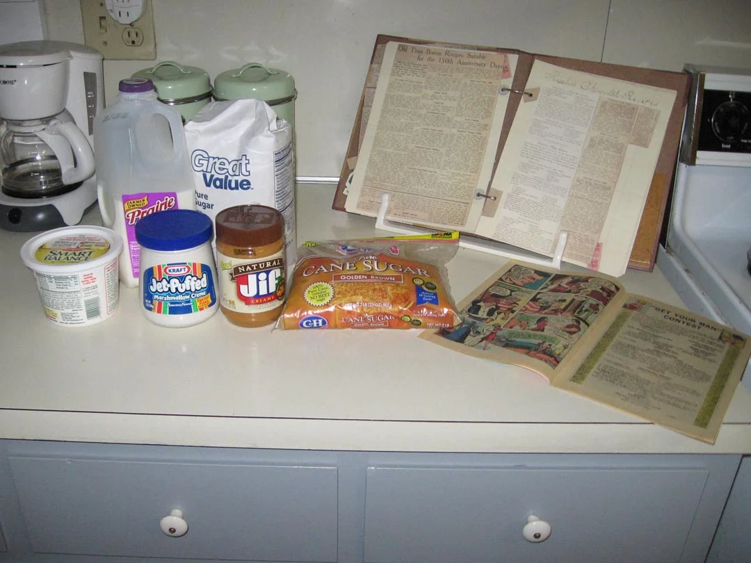 Close up shot: all these things are great on their own (and in moderation), but will they be tasty mixed together? Two whole pounds of brown sugar is a lot !