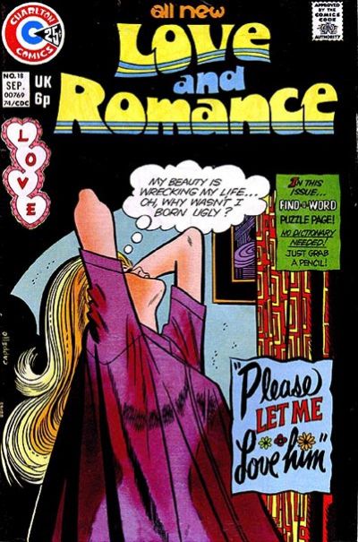 Charlton romance comic books 