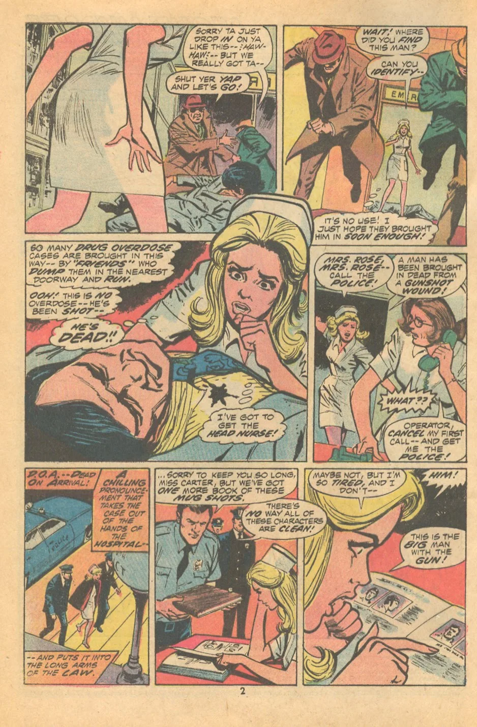 Night Nurse #3 Linda Carter Marvel Comics romance comic book