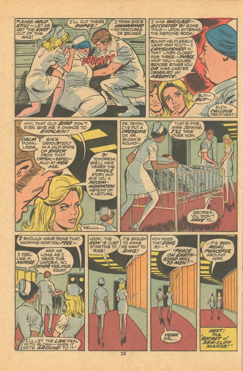Night Nurse #3 Linda Carter Marvel Comics romance comic book