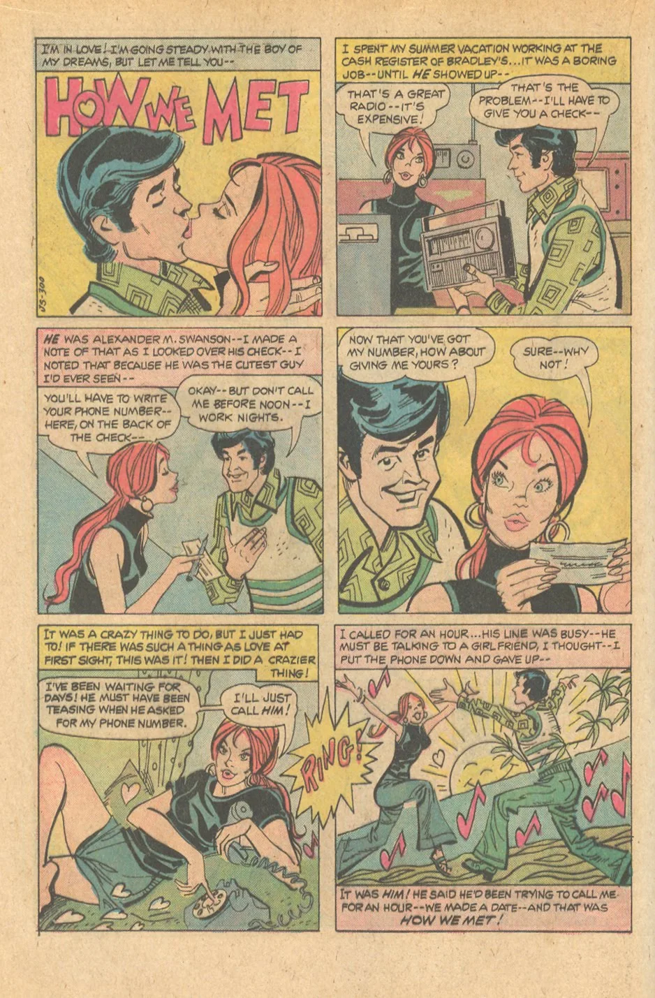 Stories of couples falling in love first time meeting romance love comics