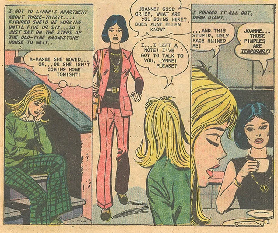 Charlton Secret Romance Story I was a teenage Skag romance comic books