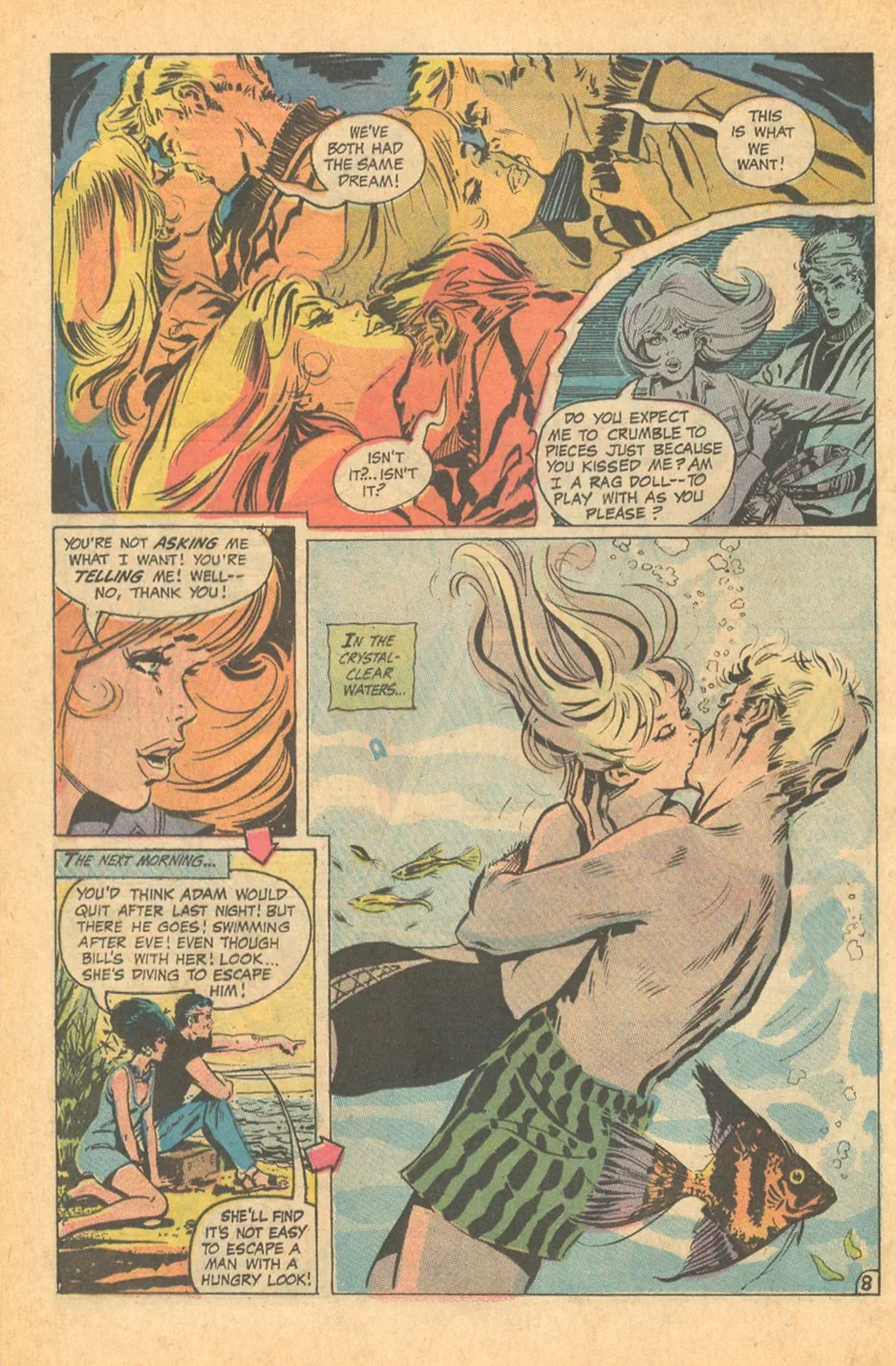 British illustrator Frank Langford American romance comic books DC Comics