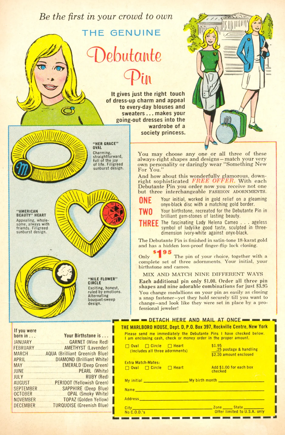 Ad from the back cover of Falling in Love #60 (July 1963)