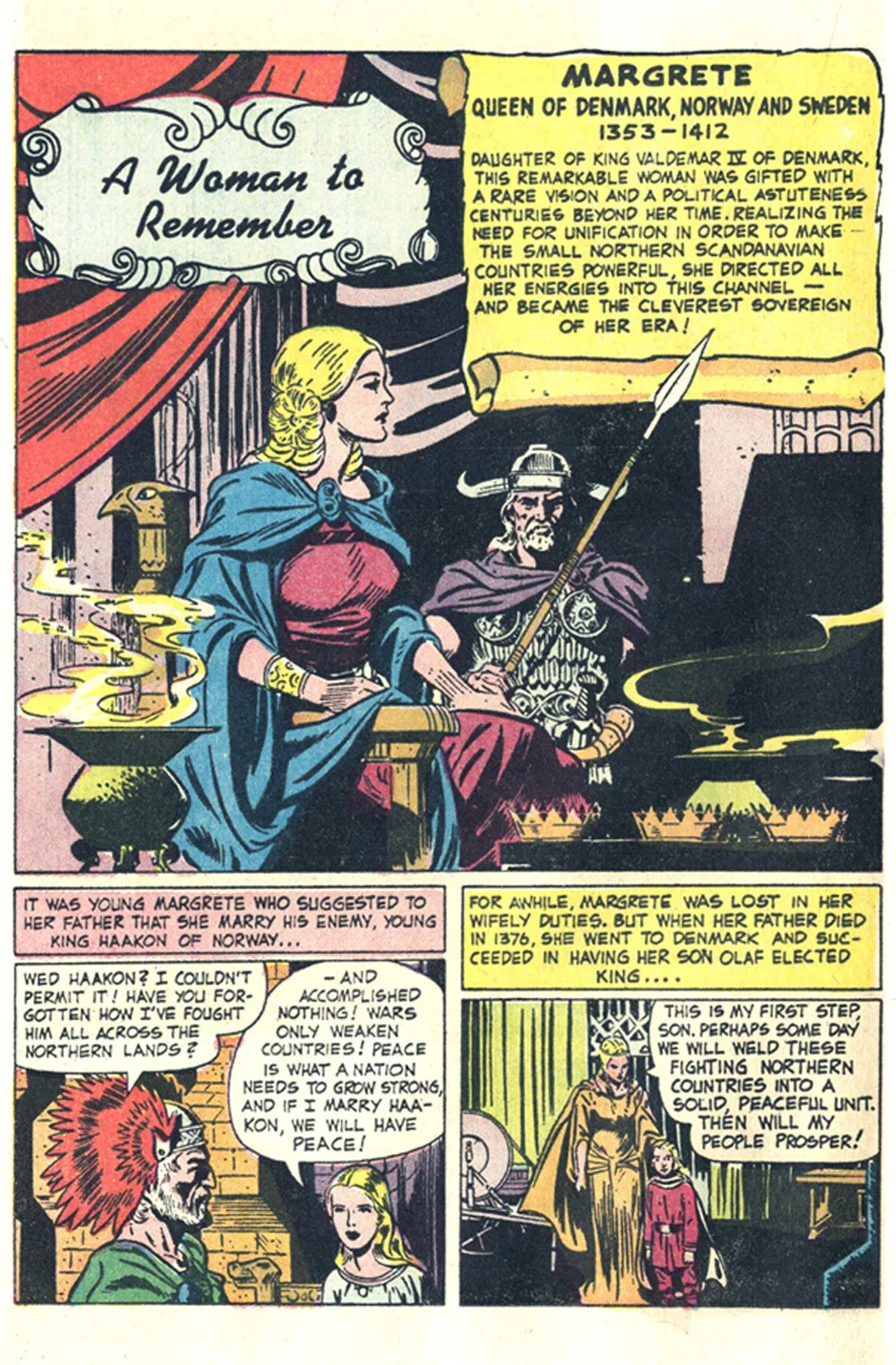 A Woman to Remember comic book filler Wonder Woman comics DC