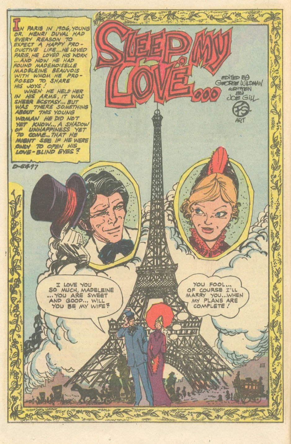 Charlton's Haunted Love #6 Gothic romance comic book
