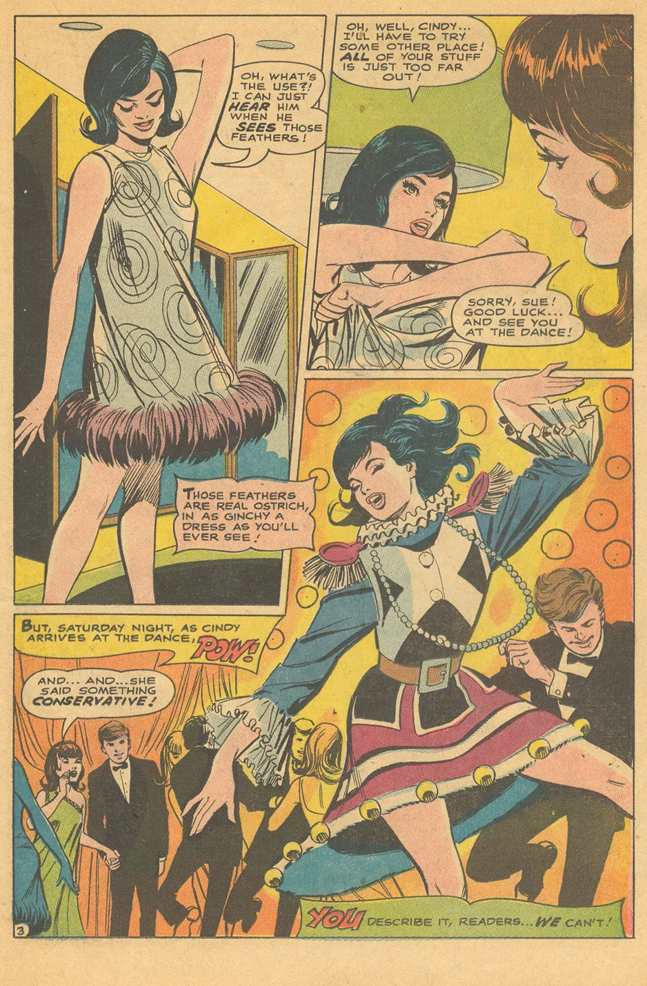Cindy the Salesgirl Fashion romance comic books Win Mortimer